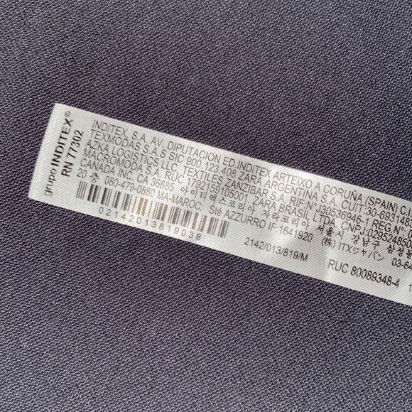 Zara Cropped Grey Wrap Top - Picture 10 of 10